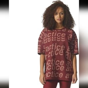 Adidas Originals Red/Pink Graphic Tee Sweatshirt Short Sleeves